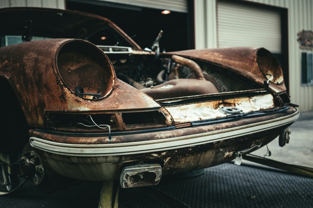 junk salvage car