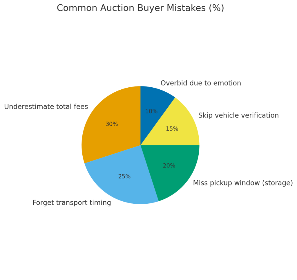common auction buyer mistakes